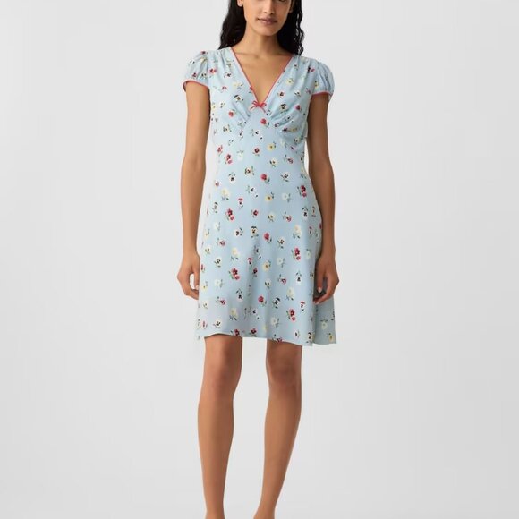 Gap x DOEN Floral Mini Dress - Size 8 - Picture 5 of 6